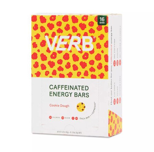 Verb Energy Caffeinated Energy Bar Cookie Dough -- 16 Bars