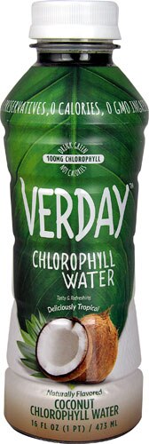 Verday Chlorophyll Water Coconut -- 16 fl oz