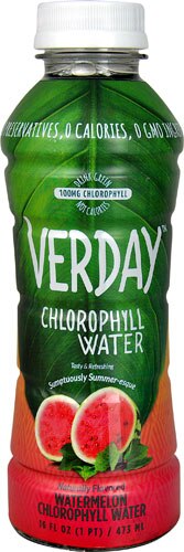 Verday Chlorophyll Water Watermelon -- 16 fl oz