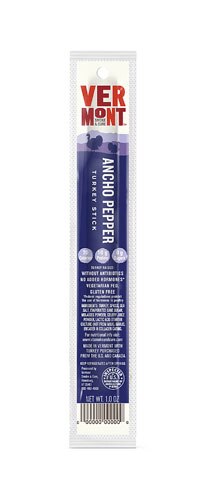 Vermont Smoke and Cure Turkey Sticks Gluten Free Ancho Pepper -- 1 oz