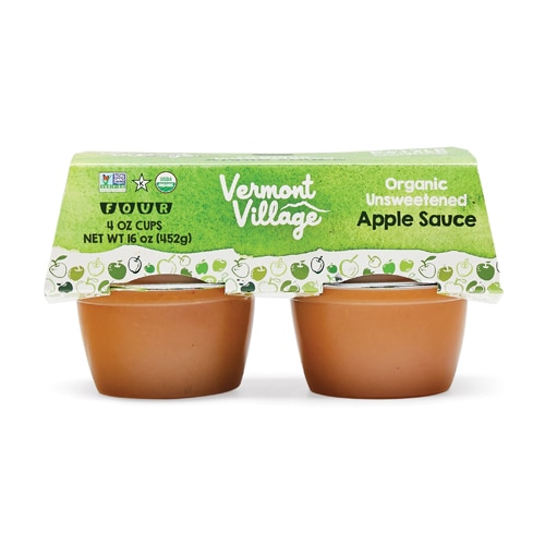 Vermont Village Organic Apple Sauce Cups