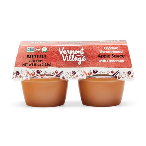 Vermont Village Organic Applesauce Cinnamon
