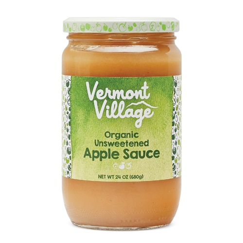Vermont Village Organic Unsweetened Applesauce -- 24 oz