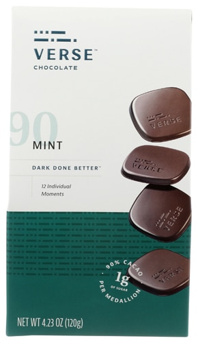 Verse Chocolate Dark Chocolate Mint -- 4.23 oz