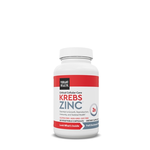 Vibrant Health Krebs Zinc™ -- 60 Capsules