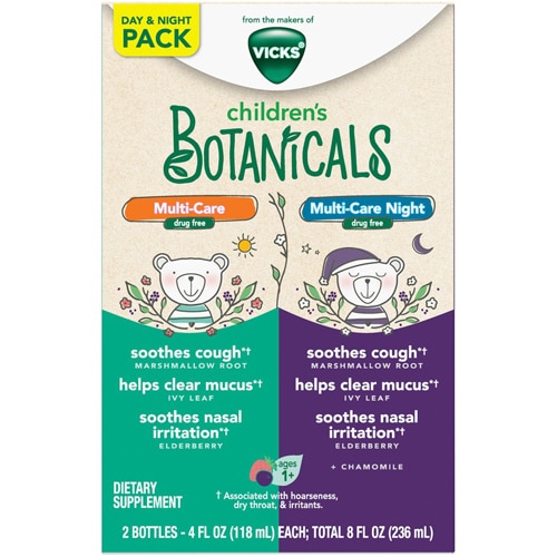 UPC 323900041073 - Vicks Children’s Botanicals MultiCare Day & Night Combo -- 4 fl oz Each / Pack of 2 