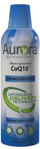 Vida Lifescience Aurora Micro-Liposomal CoQ10™ All Natural Fruit -- 200 mg - 5.4 fl oz