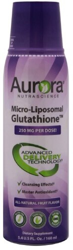 Vida Lifescience Aurora Micro-Liposomal Glutatione™ All Natural Fruit -- 250 mg - 5.4 fl oz