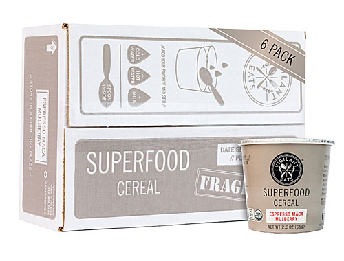 Vigilant Eats Organic Superfood Cereal Gluten Free Espresso Maca Mulberry -- 6 Cups
