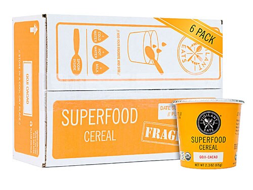Vigilant Eats Organic Superfood Cereal Gluten Free Goji Cacao -- 6 Cups