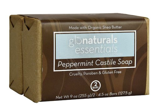 Glonaturals Essentials Collection Castile Soap Peppermint -- 2 - 4.0 oz Bars