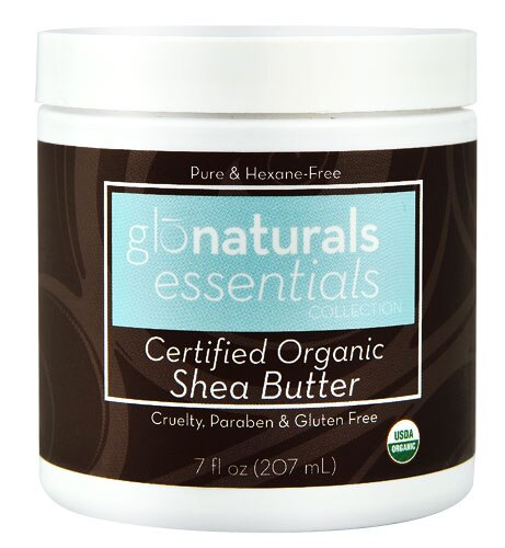 Glonaturals Essentials Collection Certified Organic Shea Butter -- 7 fl oz (207 mL)