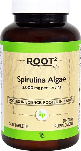 Vitacost-Root2 Spirulina Natural Algae