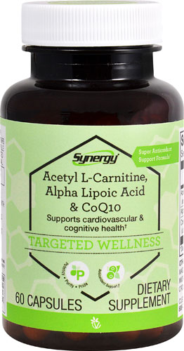 Vitacost-Synergy Acetyl L-Carnitine, Alpha Lipoic Acid & CoQ10