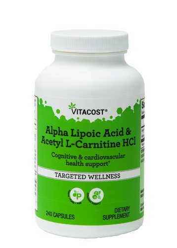 Vitacost Alpha Lipoic Acid & Acetyl L-Carnitine HCl