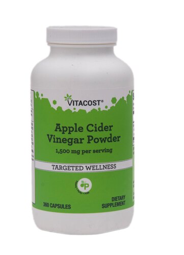 Vitacost Apple Cider Vinegar Powder -- 1500 mg per serving - 360 Capsules
