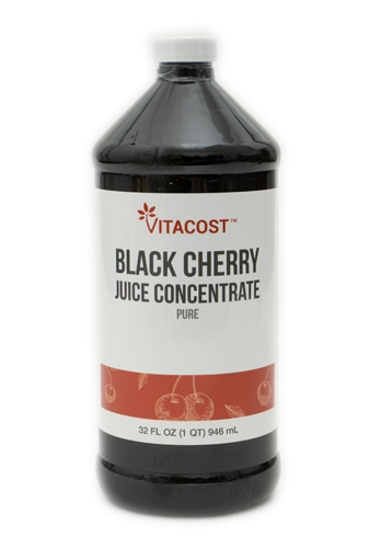 Vitacost Black Cherry Juice Concentrate Pure 32 fl oz 1 qt