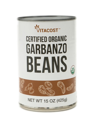 Vitacost Certified Organic Garbanzo Beans - Non-GMO and Gluten Free