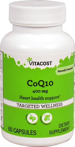 Vitacost CoQ10 -- 400 mg - 60 Capsules