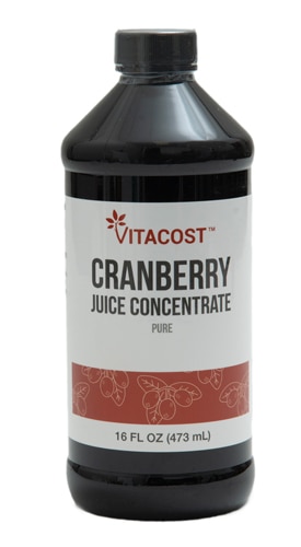 Vitacost Cranberry Juice Concentrate - Pure -- 16 fl oz (473 mL)