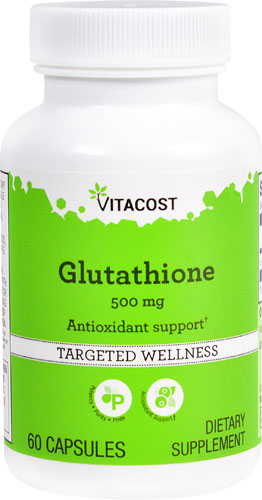 Vitacost Glutathione -- 500 mg - 60 Capsules