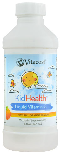 Vitacost KidHealth Liquid Vitamin C Orange -- 250 mg - 8 fl oz (257 mL)
