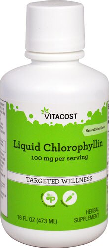 Vitacost Liquid Chlorophyll Natural Mint -- 16 fl oz (473 mL)