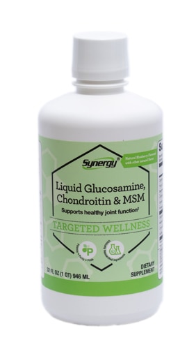 Vitacost Liquid Glucosamine Chondroitin & MSM -- 32 fl oz (1 QT) 946 mL Blueberry Flavor