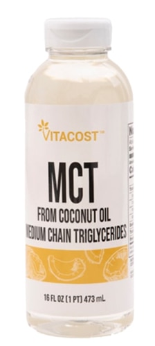 Vitacost MCT Oil from Coconut Oil - Medium Chain Triglycerides -- 16 fl oz (1 PT) 473 mL