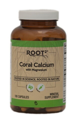 Vitacost-Root2 Coral Calcium with Magnesium -- 2000 mg - 180 Capsules