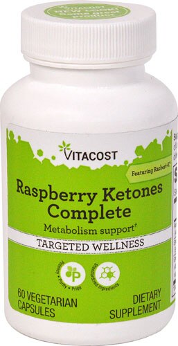 Vitacost Raspberry Ketones Complete Featuring Razberi-K® -- 60 Vegetarian Capsules