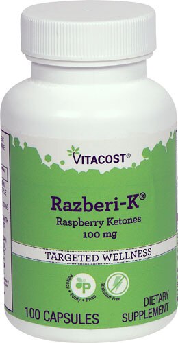 Vitacost Razberi-K® - Raspberry Ketones -- 100 mg - 100 Capsules