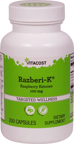 Vitacost Razberi-K® - Raspberry Ketones -- 100 mg - 200 Capsules