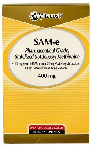 Vitacost SAM-e -- 400 mg - 30 Enteric Coated Tablets