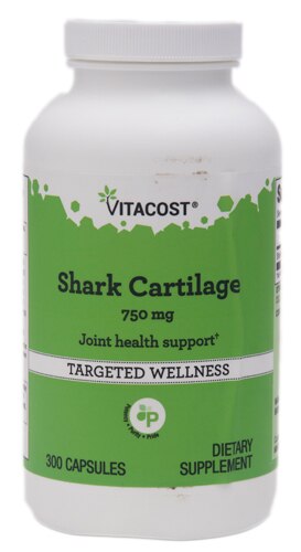 Vitacost Shark Cartilage -- 750 mg - 300 Capsules
