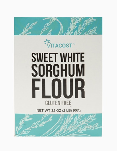 Vitacost Sweet White Sorghum Flour - Non-GMO and Gluten Free -- 32 oz (2 lbs) 907 g