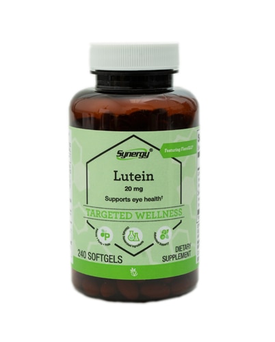 Vitacost-Synergy Lutein with Zeaxanthin Featuring FloraGLO® Lutein -- 20 mg - 240 Softgels