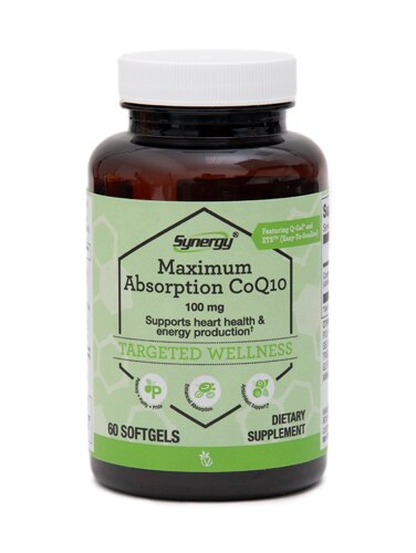 Vitacost Synergy Maximum Absorption CoQ10 featuring Q-Gel® and ETS™