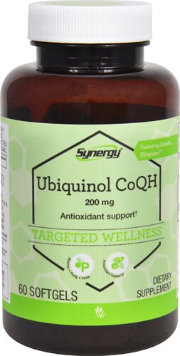 Vitacost Synergy Ubiquinol CoQH Featuring Kaneka QH™