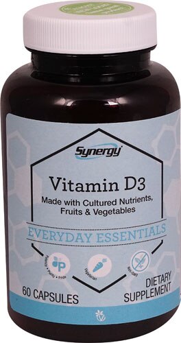 Vitacost Synergy Vitamin D3 with Cultured Nutrients Fruits & Vegetables