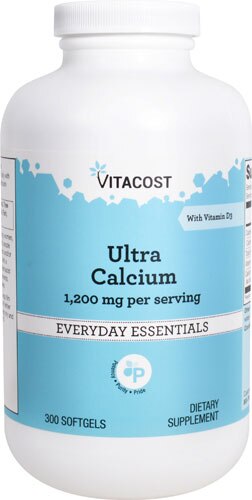 Vitacost Ultra Calcium 1200 Mg Per Serving With Vitamin D3 300 Softgels