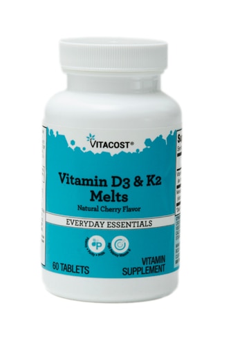 Vitacost Vitamin D3 K2 Melts Cherry Flavor 60 Tablets