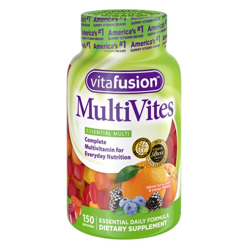 Vitafusion MultiVites™ Complete Multivitamin Berry Peach and Orange -- 150 Gummies