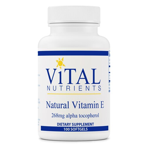 Vital Nutrients Natural Vitamin E -- 400 IU - 100 Softgels