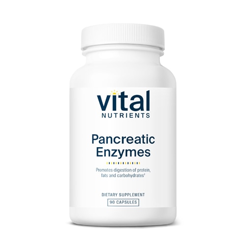 Vital Nutrients Pancreatic Enzymes -- 1000 mg - 90 Capsules