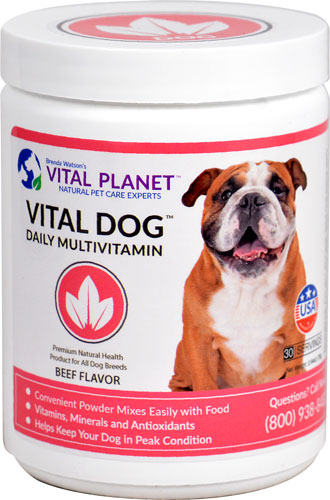 Vital Planet Vital Dog™ Daily Multivitamin Powder Beef -- 2.64 oz