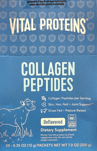 Vital Proteins Collagen Peptides Unflavored -- 20 Packets