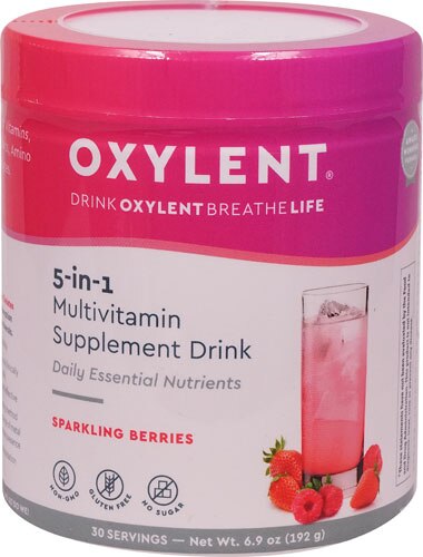 Vitalah Oxylent Daily Multivitamin Drink Canister Sparkling Berries -- 30 Servings