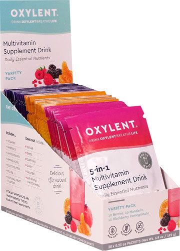 Vitalah Oxylent Daily Multivitamin Drink Variety Pack -- 30 Packets