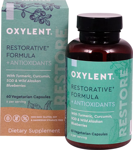 Vitalah Oxylent Restorative Formula plus Antioxidants -- 60 Vegetarian Capsules